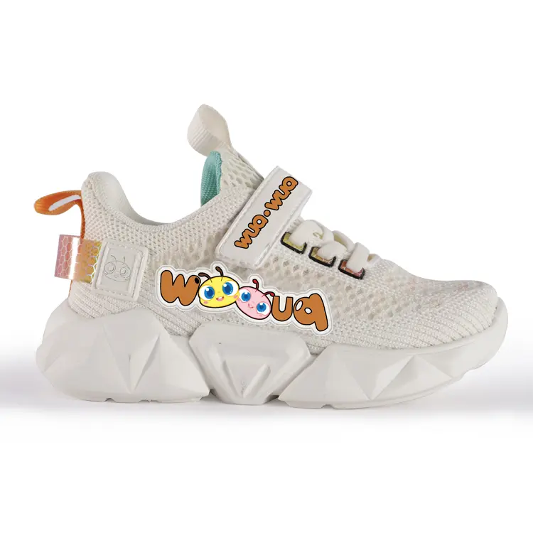 Factory Manufacturer New Design Stylish Lovely Styles Zapatillas Walking Kids Mesh Sneakers Featured Image